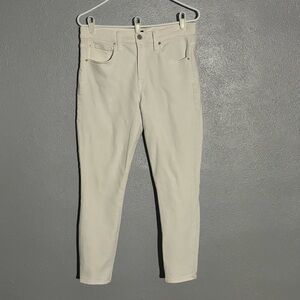 Gap Denim Off White/White Skinny Jeans Women’s Size 12/31R